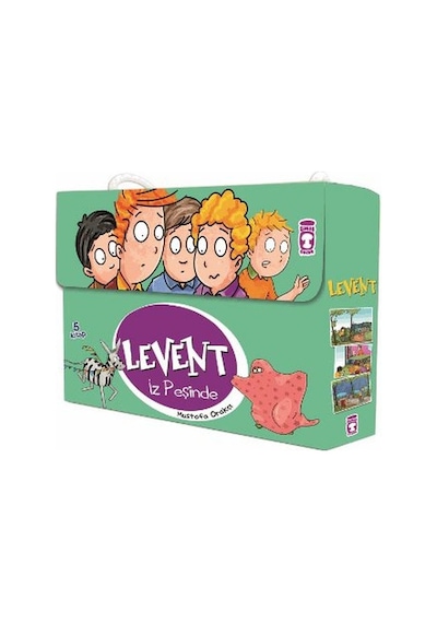 Levent İz Peşinde - 01 Set 5 Kitap Takım