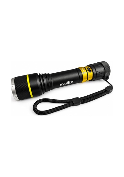 Evolite Raven 1000 Lm Şarjlı El Feneri Siyah