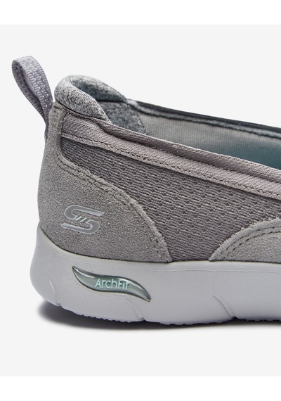 Skechers Arch Fit Refine Kadın Gri Günlük Ayakkabı 104270 Gry Gri