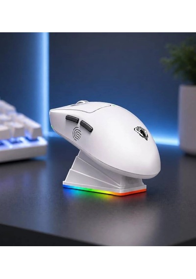 Mouse Kablosuz Gaming Oyuncu Kablosuz Gaming Rgb Şarj Standlı Jedel Gwh-108p Standart