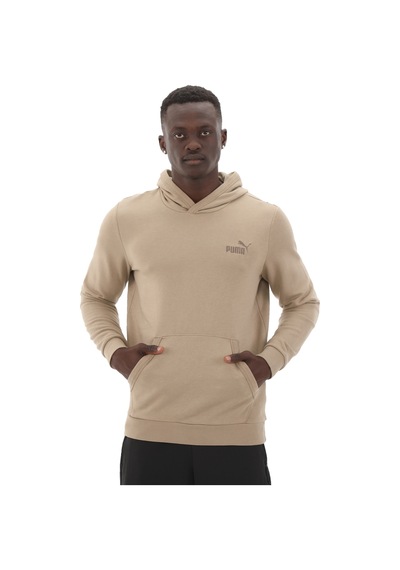 682703-67 Puma Ess Elevated Hoodie Erkek Sweatshirt Kahve 682703-67 Kahve Kahverengi