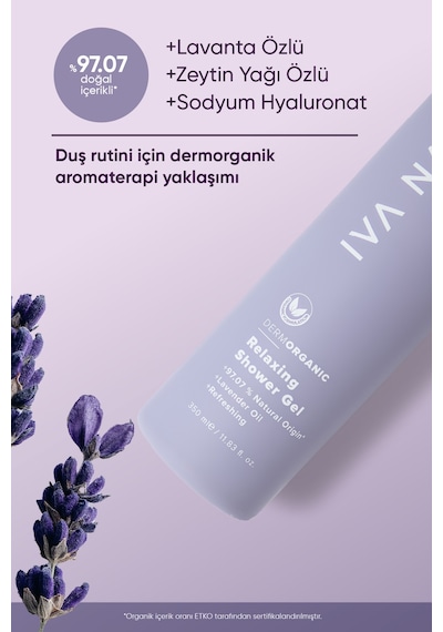 Iva Natura Lavanta Özlü Duş Jeli Organik Sertifikalı 350 ML