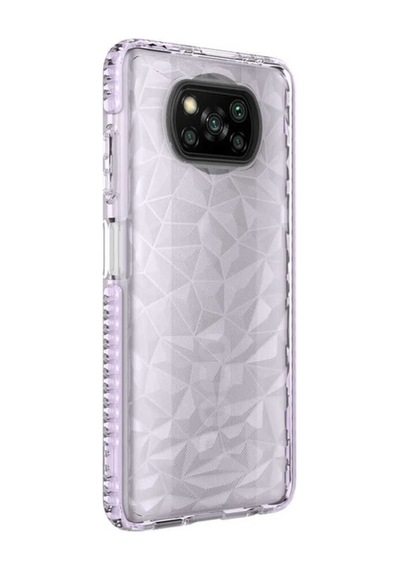 Xiaomi Poco X3 Kılıf Zore Buzz Kapak Mor