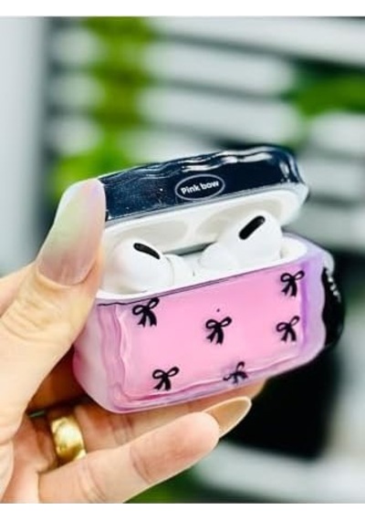 Airpods Pro - Airpods 2. Nesil Pro İle Uyumlu Baskı Tasarımlı Kalın Silikon Koruyucu Kılıf - Baskıminikurdele