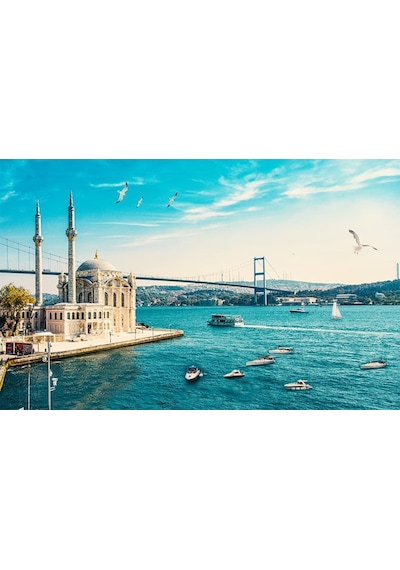 İstanbul Ortaköy Cami Manzarası Duvar Kağıdı