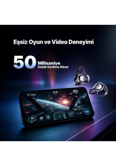 Ttec AirBeat 2KM179 Aura Açık Kulak Tasarımlı Klipsli Kablosuz Bluetooth Kulaklık