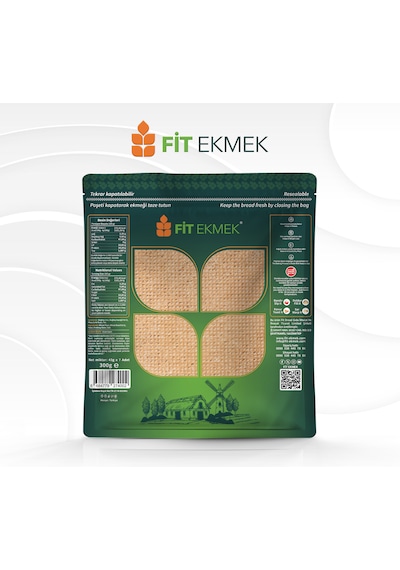 Fit Kepekli Lavaş Ekmeği 300 G