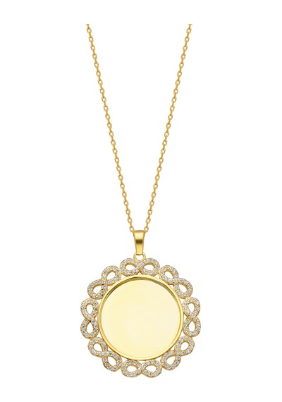 Luna Kolye 719105 Rose Gümüş