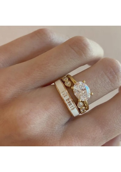 925 Ayar Gümüş Sonsuza Kadar Aşk Yüzüğü Til Death Model Erkek & Kadın Gümüş