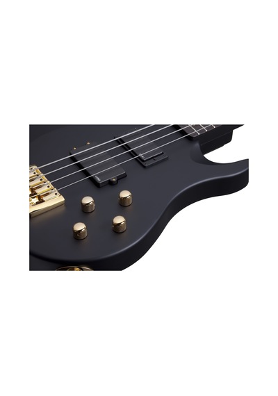 Schecter Johnny Christ Signature Bas Gitar Mat Siyah