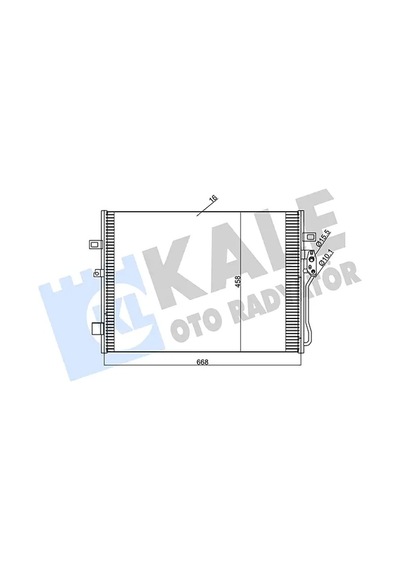 Klima Radyatörü - Fiat Freemont - Kale-345680