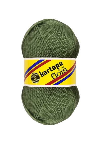 Flora K430 Çağla Yeşil El Örgü Patik Ipi 100 Gr