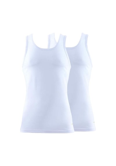 Blackspade Black Spade 9678 %95 Pamuklu 2'li Erkek Atlet Beyaz Beyaz-112868