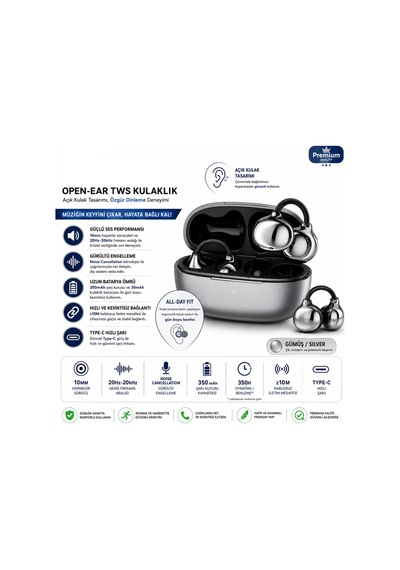 Open-ear Tws Bluetooth Kulaklık