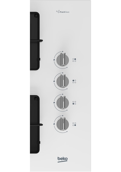 Beko BOCD K 6510 EB Gazlı Cam Tablalı Ankastre Ocak