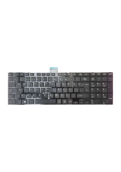 Toshiba Uyumlu Satellite C850,C855,L850 Notebook Klavyesi (Siyah Tr) V1 - 538290024