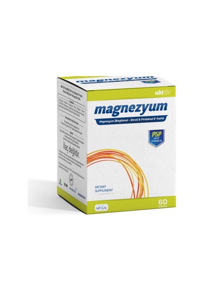 Magnezyum P5P Vitamin B6 Içeren 60 Kapsül