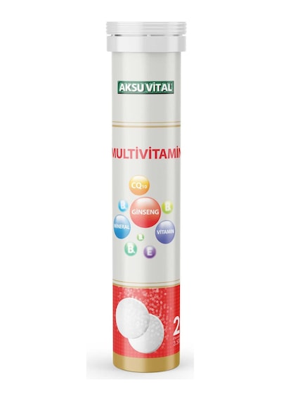 Aksu Vital Multivitamin Efervesan 20 Tablet