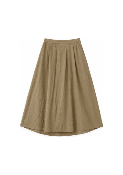 LTB Relaxed Fit Pileli Midi Bej Etek