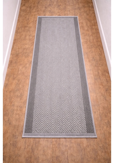 Merinos Rs Sisal 79266-095 Özel Kesme Halı Gri Çok Renkli