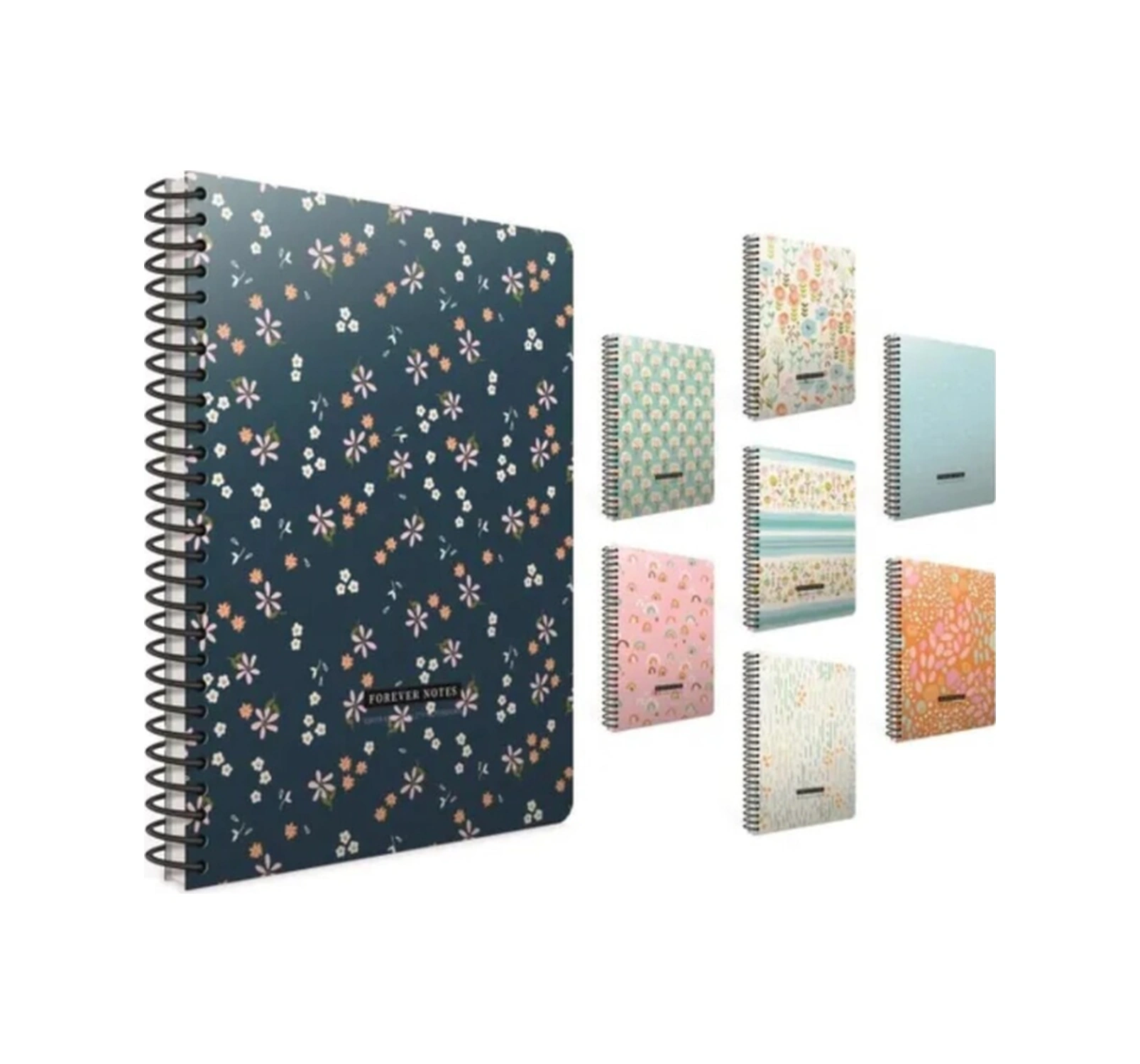 Forever Spiralli Karton Kapak Defter A4 100 Yaprak Kareli