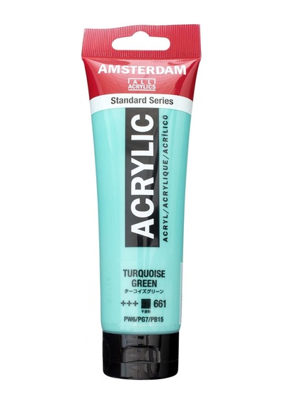 Amsterdam Standart Akrilik Boya 120ml Turquoise Green / 661 Diğer