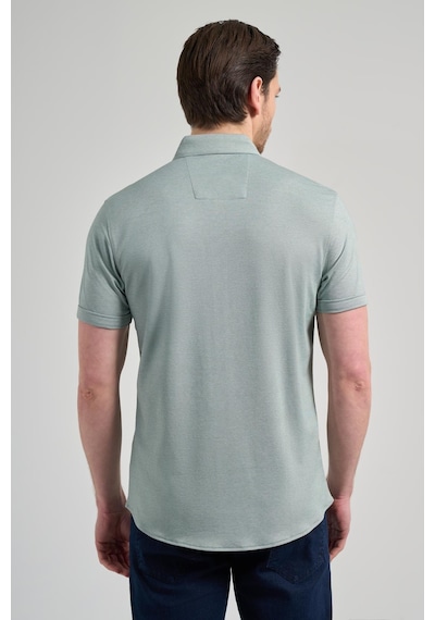 İmza Koyu Yeşil Uzun Kol Düz Örme Düğmeli Yaka Cepsiz Pamuklu Classic Slim Fit Gömlek 1004250152 704 Koyu Yeşil