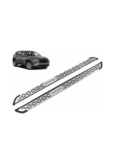 Hyundai Tucson Yan Basamak Kromlu Model 2022-2024 Arası Uyumlu