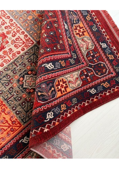 Andromeda Halı Artline Serisi 0l406c Salon Oturma Yatak Odası Halısı Kırmızı