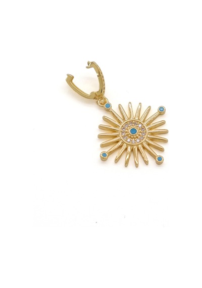 Ajda Charm Çelik Altın Kaplama Kadın Güneş Model-chr-117 Gold