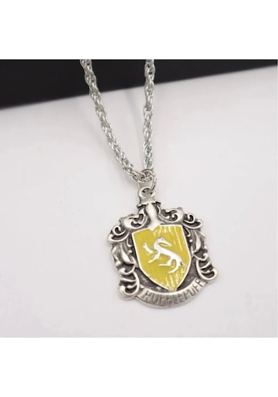 Harry Potter Kolye Çelik Kolye Gryffindor Hufflepuff Ravenclaw Slytherin Çok renkli