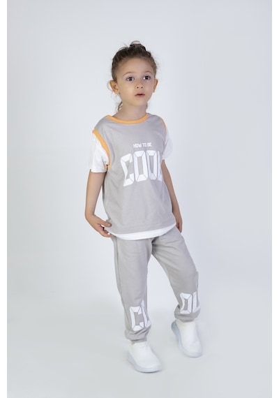 Erkek Çocuk Cool Baskılı Alt Üst Basic Takım 2-5 Yaş 001
