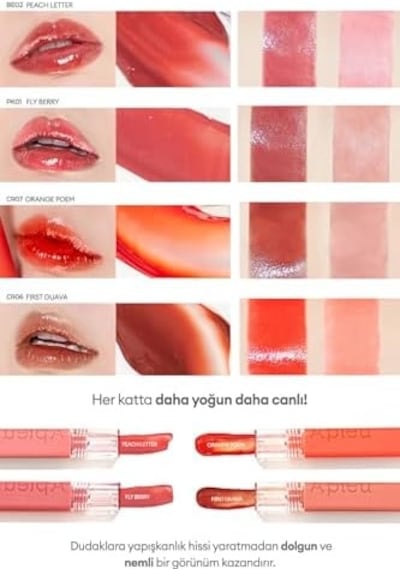 A'pıeu Pürüzsüz Görünüm Sunan Gün Boyu Kalıcı Tint A'pıeu Pang Tint Cr07 Orange Poem 0