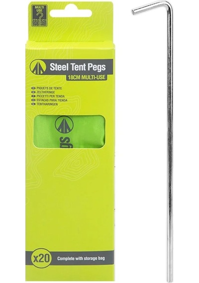 Summit Çelik Çadır Kazığı 18 Cm 20'li 581007 Çok Renkli