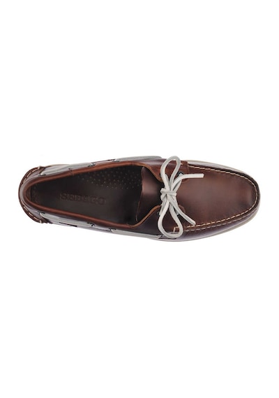 Sebago Docksides Portland Waxed Erkek Deri Ayakkabı Kahverengi