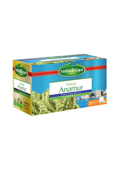 Mindivan Anamur Adaçayı Bitki Süzen Poşet Çay 20'li