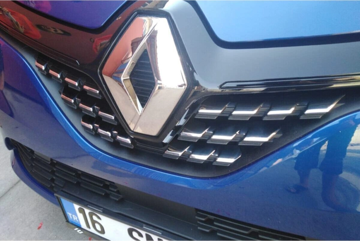 Ueskrom Renault Clio 5 Ön Panjur 6 Parça Paslanmaz Çelik Krom