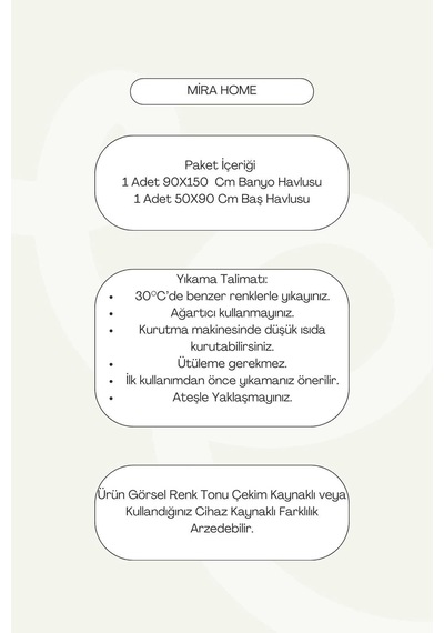 2 Parça Jakarlı Banyo Havlu Takımı %100 Pamuklu 90x150 Cm Arden Pembe Çok Renkli