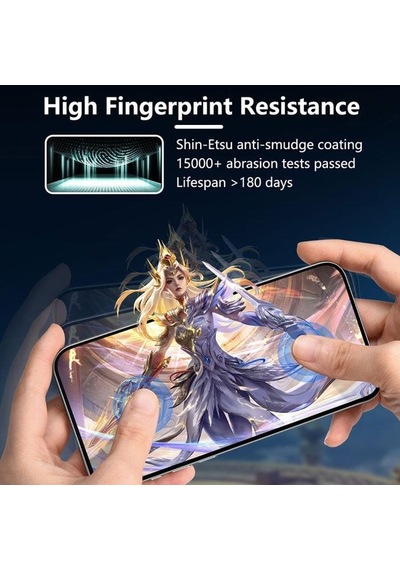 Joyroom Apple Uyumlu iPhone 16 Pro Gerçek Corning Gorilla Glass Cam Ekran Koruyucu