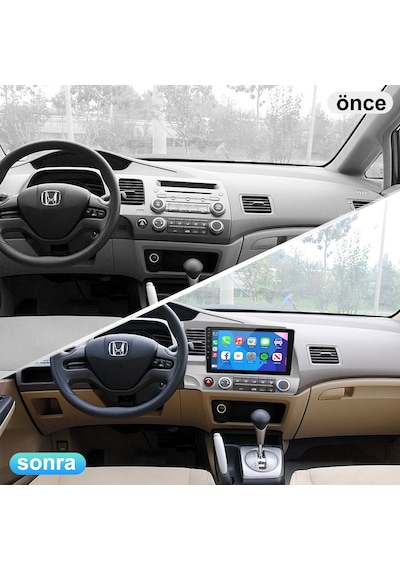 Honda Fd6 Civic 2007-2011yıl 4gb Ram 64gb Rom Carplay Android Mul