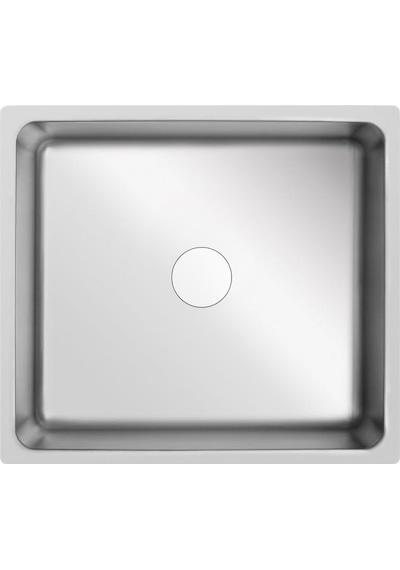 Livinox 40x45 Düz Taşmalı 0,80 Mm Paslanmaz Çelik Mutfak Eviyesi Inox