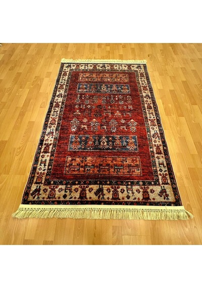 Otantik Hayvan Figürlü 120 X 180 Dijital Baskı Halı Çok Renkli