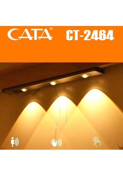 Ekim Aydınlatma Ct-2464 3w Bella Slim Cabinet Hareket Sensörlü Siyah Dimmerli Led Dolap Lambası Şık Ve Pratik T Siyah