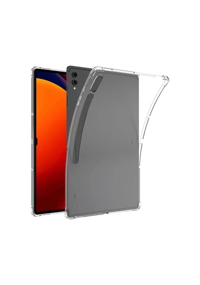 Samsung Uyumlu Galaxy Tab S9 Fe Plus X610 / S9 Plus X810 Kılıf Darbelere Dayanıklı Şeffaf Kapak X616-816-18