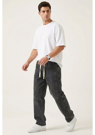 Bigdart Erkek Rahat Kesim Baggy Jean Pantolon 30074 - Antrasit