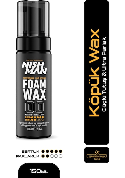 Saç Şekillendirici Köpük Wax 150 Ml
