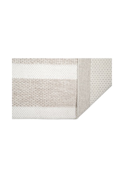 Modern Bej Çerçeveli Sisal Dokulu Salon Ve Oturma Odası Halısı