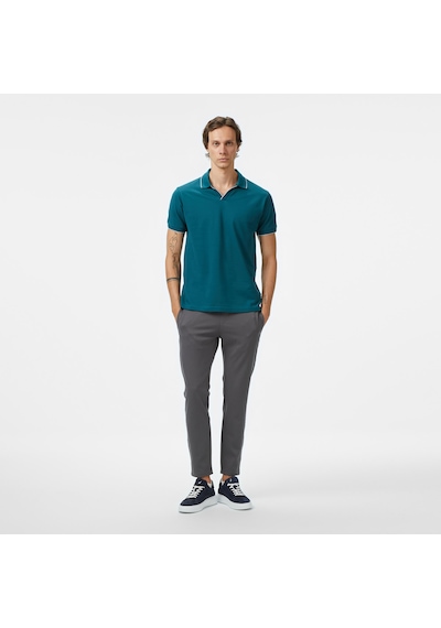 Nautica Erkek Yeşil Classic Fit Polo Yaka T-shirt Düz K55346t Yeşil