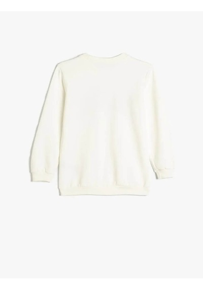 Koton Erkek Çocuk Sweatshirt Ekru 5wkb10049tk 25ky59000142 Y5915