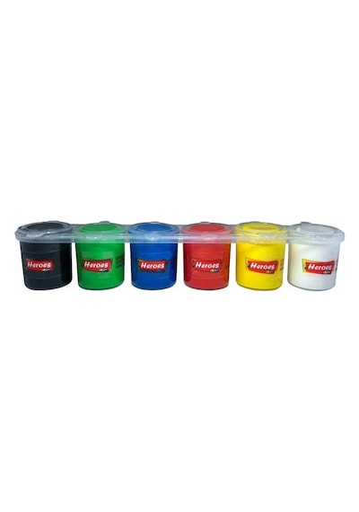 Ern-710 Heroes Color 6lı Parmak Boya - Eren Oyuncak Mavi